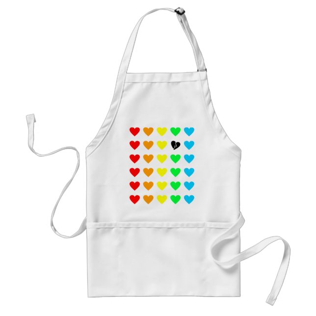 love outcast adult apron (Front)