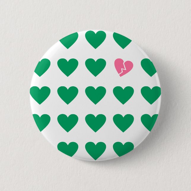 love outcast button (Front)