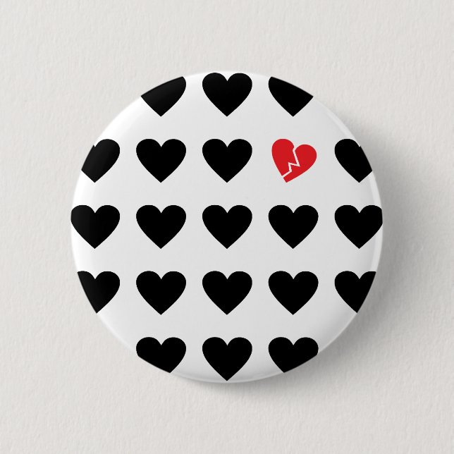 love outcast button (Front)