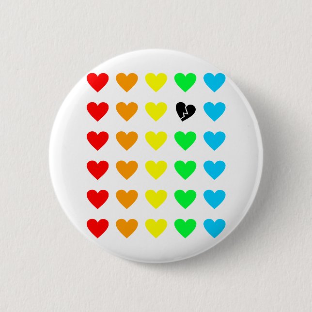 love outcast button (Front)