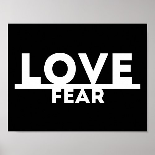 Love Over Fear Poster