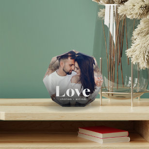 Love Overlay Personalized Photo Block