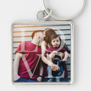 Love Overlay Photo Keychain