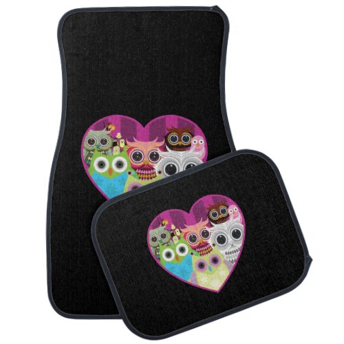 Love Owls  Car Floor Mat