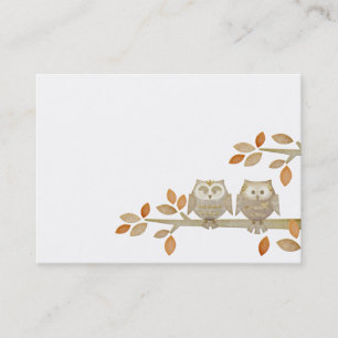 Love Owls in Tree Business Card