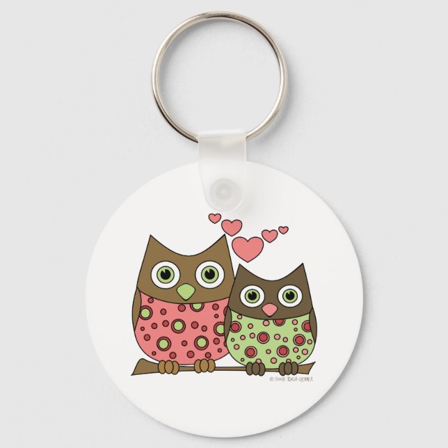 Love Owls Keychain (Front)