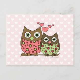 Love Owls Postcard