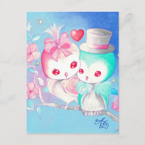 Love Owls Postcard