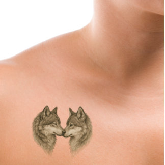 Love owls, Tender wolves, Flamingos and koi Temporary Tattoos