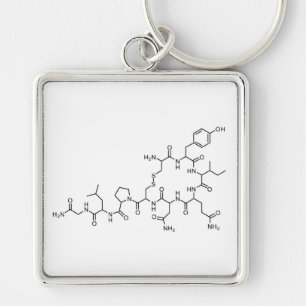 love oxytocin chemical formula chemistry element s keychain