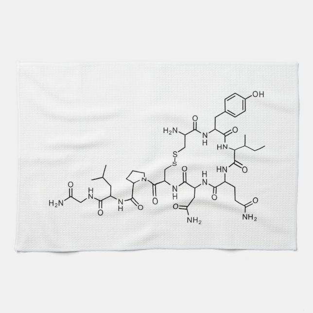 love oxytocin chemical formula chemistry element s towel (Horizontal)