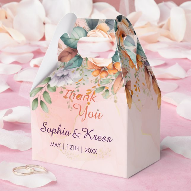 Love, Packed with Thanks Favor Boxes (Wedding)