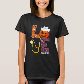 Love PACU Nurse Life Nurse Halloween Pumpkin Costu T-Shirt