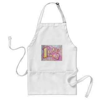 Love Painting Adult Apron