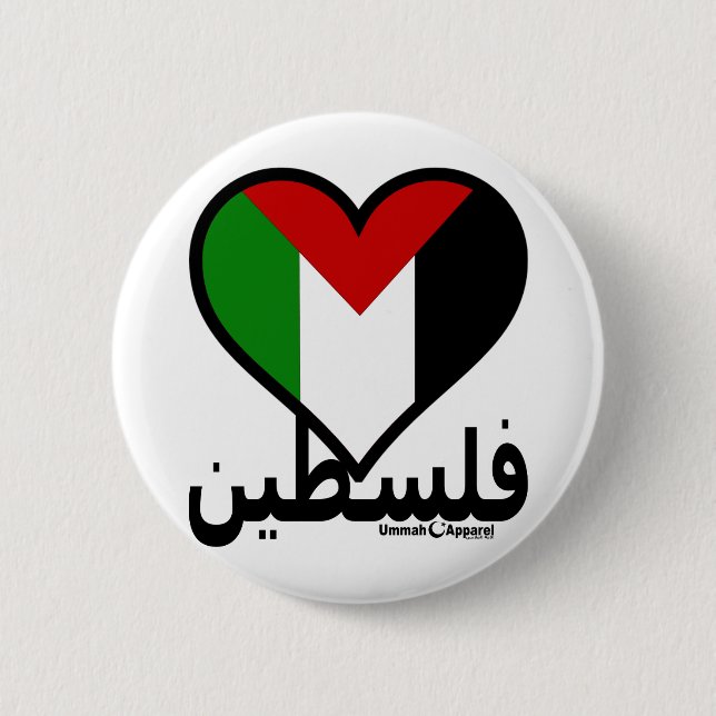 Love Palestine Button (Front)