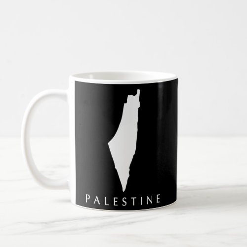 Love Palestine Map Coffee Mug