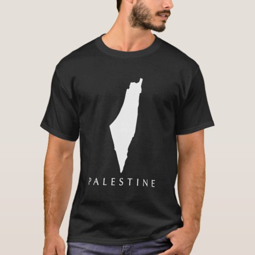 Love Palestine Map T_Shirt