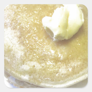 Love Pancakes Square Sticker