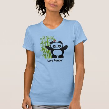 Love Panda® Apparel T-shirt by CUTEbrandsAPPAREL at Zazzle