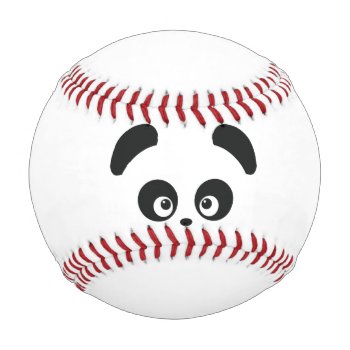 Love Panda® Baseball by CUTEbrandsGIFTS at Zazzle