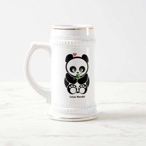 Love Panda Beer Stein