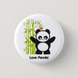 Love Panda&#174; Button at Zazzle