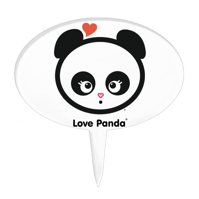 Love Panda® Cake Topper (Front)