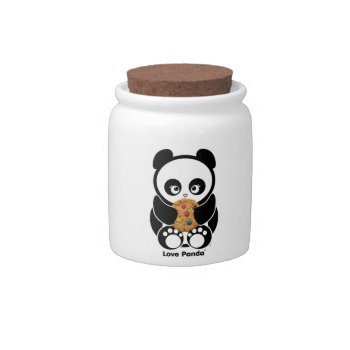 Love Panda® Candy Jar by CUTEbrandsGIFTS at Zazzle