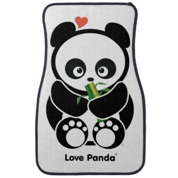 Love Panda® Car Floor Mat by CUTEbrandsGIFTS at Zazzle