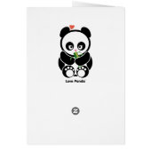 Love Panda® Cards (Back)