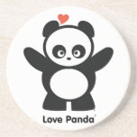 Love Panda&#174; Coaster at Zazzle