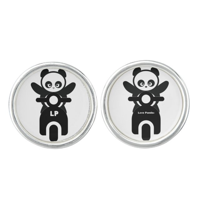 Love Panda® Cufflinks (Front)