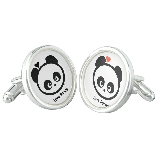 Love Panda® Cufflinks (Angled)