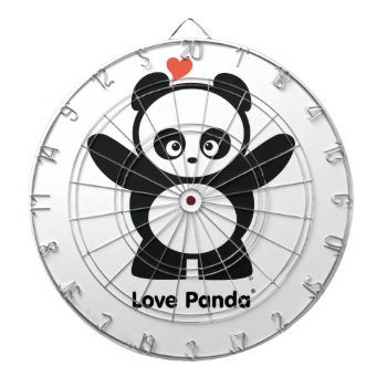 Love Panda® Dart Board by CUTEbrandsGIFTS at Zazzle