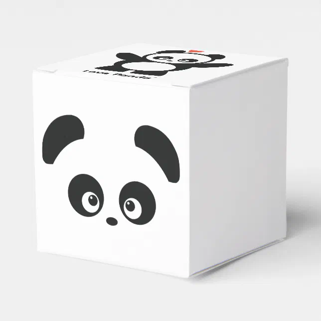 Love Panda® favor boxes | Zazzle