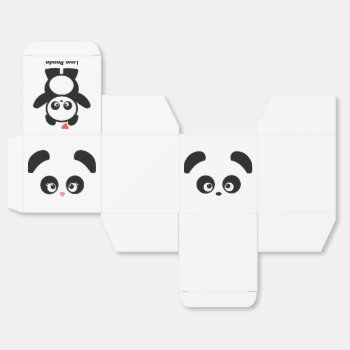 Love Panda® Favor Boxes by CUTEbrandsGIFTS at Zazzle