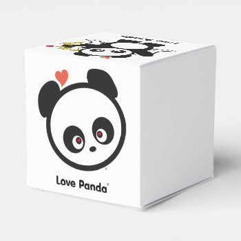 Love Panda® Favor Boxes by CUTEbrandsGIFTS at Zazzle