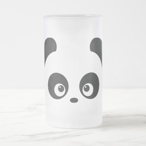 Love Panda Frosted Glass Mug