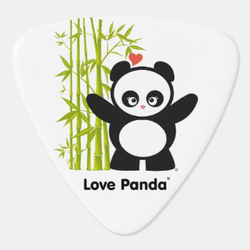Love Panda® Guitar Pick by CUTEbrandsGIFTS at Zazzle