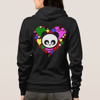 Love Panda® Hoodie by CUTEbrandsAPPAREL at Zazzle