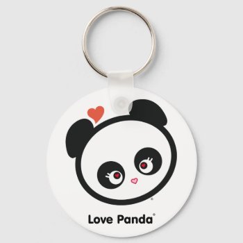 Love Panda® Keychain by CUTEbrandsGIFTS at Zazzle