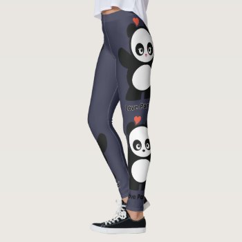 Love Panda® Leggings by CUTEbrandsAPPAREL at Zazzle