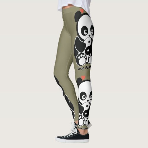 Love Panda Leggings