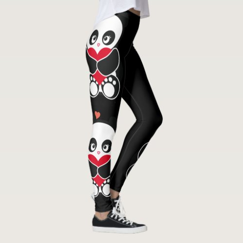 Love Panda Leggings