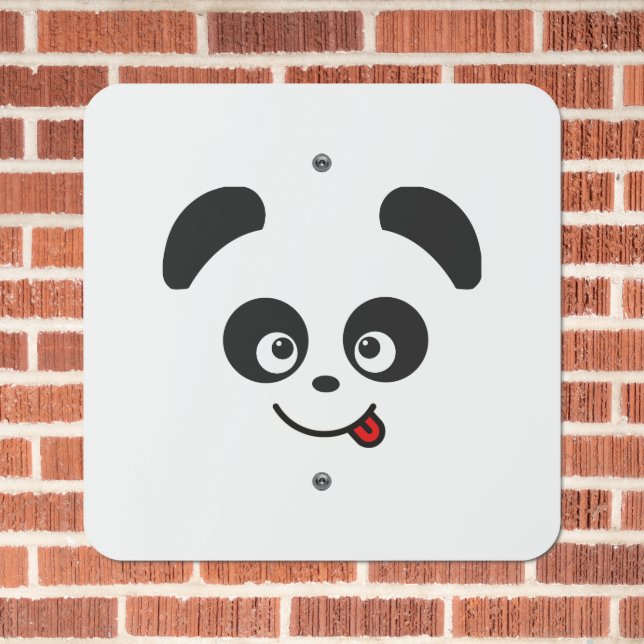 Love Panda® Metal Sign (In Situ(Brick))