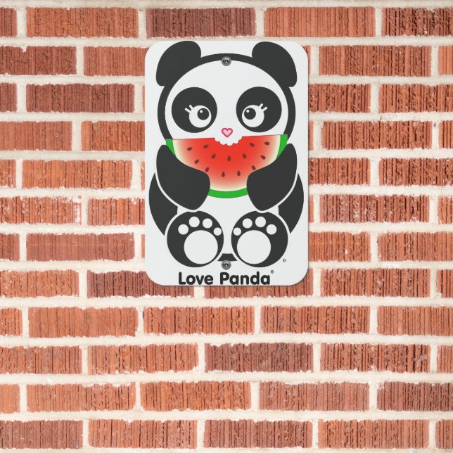 Love Panda® Metal Sign (In Situ(Brick))