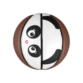 Love Panda® Mini Basketball by CUTEbrandsGIFTS at Zazzle