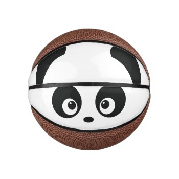 Love Panda® Mini Basketball by CUTEbrandsGIFTS at Zazzle