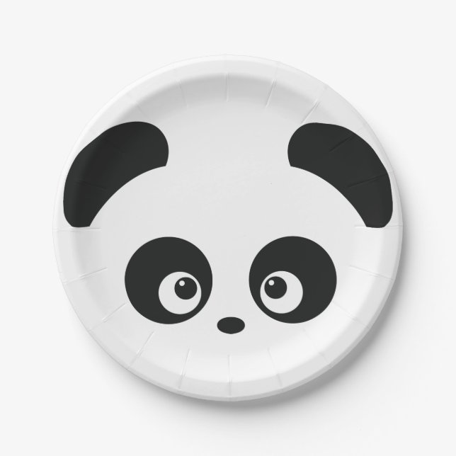 Love Panda® Paper Plates (Front)