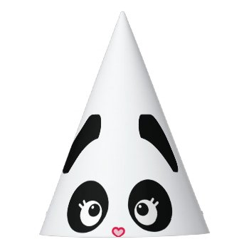 Love Panda® Party Hat by CUTEbrandsGIFTS at Zazzle